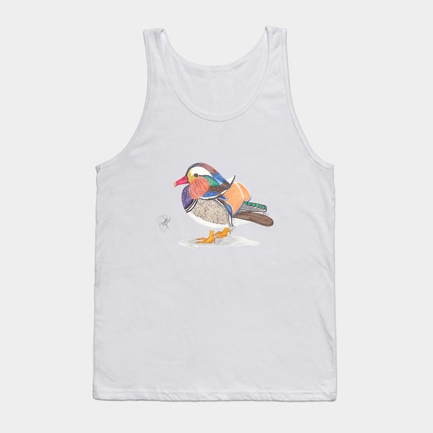 Mandarin duck Tank Top by BeritValk